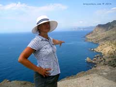 Спускаемся с горы Меганом к морю Спуск с Меганома